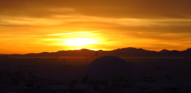 The journey’s end, and the start of a new day. (Burning Man 2015) The journey’s end, and the start of a new day. (Burning Man 2015)