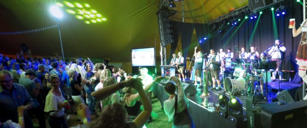 Do you see the lady swinging a severed arm? (Octoberfest and Windhoek)