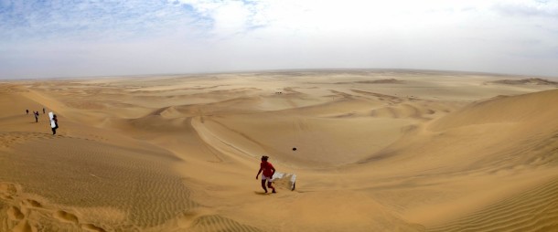 The slope (and jump!) (Swakopmund)