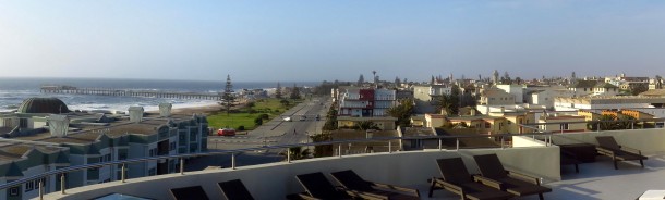 View of Swakopmund from our hotel. (Swakopmund)