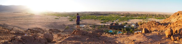 Overlooking White Lady Lodge (Skeleton Coast)